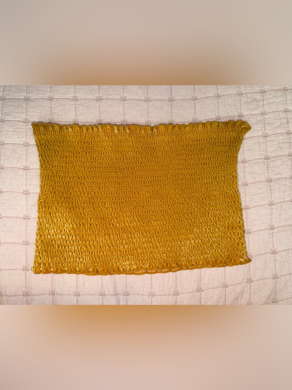 Abercrombie and fitch yellow tube top
